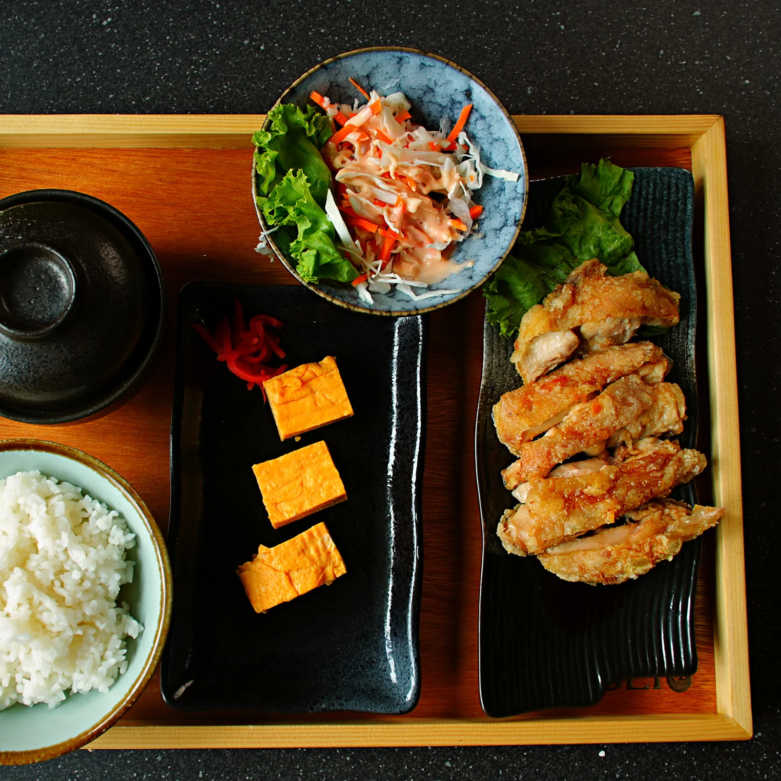 A dish from the JINSEI kitchen